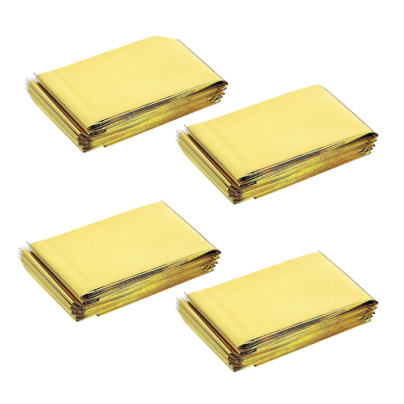 Set van 4 nooddekens